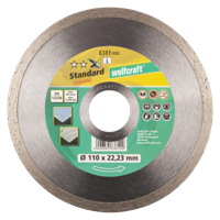 Wolfcraft Diamantdoorslijpschijf | StandCeram | Ø110mm | 1 stuk - 8381000
