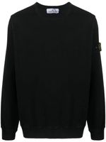 Stone Island sweat en coton à patch Compass - Noir - thumbnail