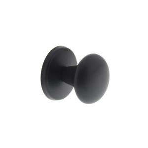 Intersteel | Voordeurknop | vast | paddenstoel | mat zwart
