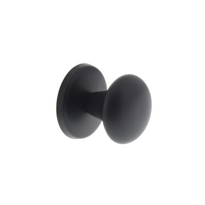 Intersteel | Voordeurknop | vast | paddenstoel | mat zwart
