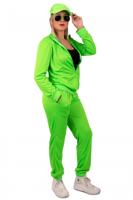 Trainingspak Basic Neon Groen Dames Trainingspak Basic Neon Groen Dames