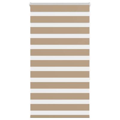 Zebra Blind 90x150 cm stofbreedte 85,9 cm polyester zandbruin