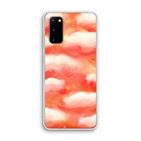 Lichte Wolken: Samsung Galaxy S20 Transparant Hoesje