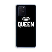 Queen zwart: Samsung Galaxy Note 10 Lite Transparant Hoesje