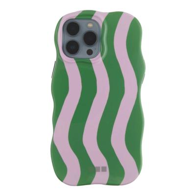 IPhone 16 Pro Hoesje Candy - Groen Lila