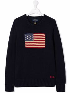 POLO RALPH LAUREN KIDS pull à manches longues - Bleu