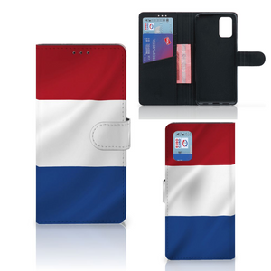 Samsung Galaxy A02s | M02s Bookstyle Case Nederlandse Vlag