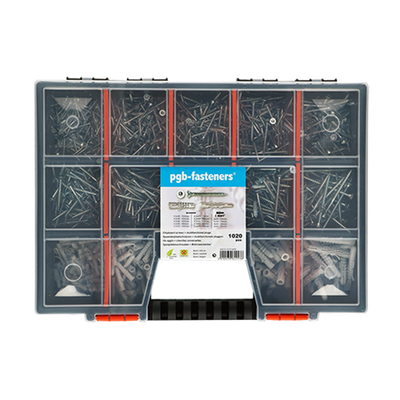 pgb-Europe SMART | Assortimentdoos schroef+pluggen 1070dlg - SM0ASSN000803