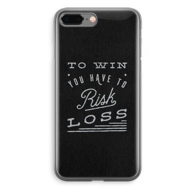 Risk loss: iPhone 8 Plus Transparant Hoesje