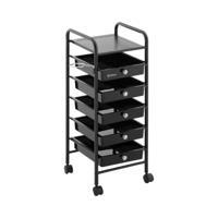 Kappers trolley - 10 kg - 5 lades - föhnhouder - 330 x 320 mm Plank
