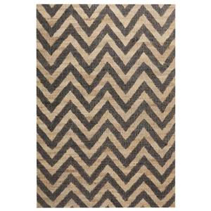 Beliani-DEDEPINARI-Laagpolig vloerkleed-Beige-160 x 230 cm-Jute