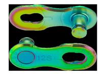 KMC verbindingsschakel connector 12nr aurora green 2pcs/card