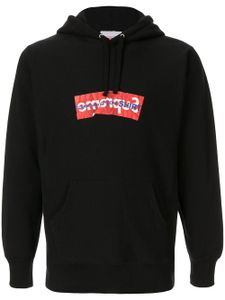 Supreme x Commes Des Garcon logo hoodie - Noir