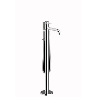 Plieger Roma vrijstaande badkraan 11x89.2x27.7cm met omstel met handdouche chroom ID399 CHROME
