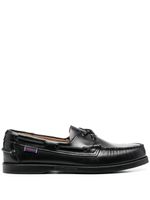 Sebago chaussures bateau en cuir à lacets - Noir - thumbnail