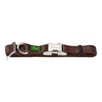 Hondenhalsband Hunter Alu-Strong Bruin Maat L (45-65 cm)