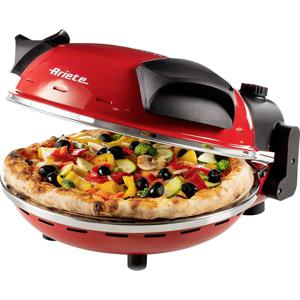 Ariete 0909/10 pizzamaker en -oven 1 pizza('s) 1200 W Zwart, Rood