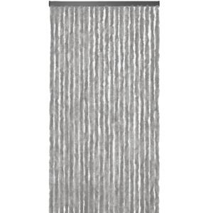 Vliegengordijn kattenstaart - grijs - 90 x 220 cm - deurgordijn - insecten gordijn
