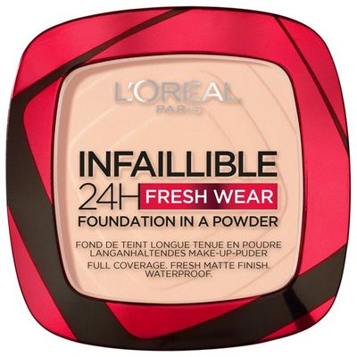 L'Oréal - Infaillible 24h Fresh Wear Powder Foundation - 180 Rose Sand