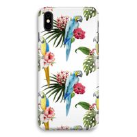 Kleurrijke papegaaien: iPhone Xs Volledig Geprint Hoesje Kleurrijke papegaaien: iPhone Xs Volledig Geprint Hoesje