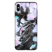 Pastel zwart: iPhone XS Max Tough Case