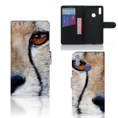 Huawei Y7 (2019) | Telefoonhoesje | Met pasjeshouder | Cheetah