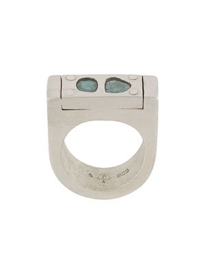 Parts of Four bague Plate - Argent