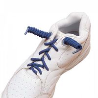 Elastische krulveters blauw