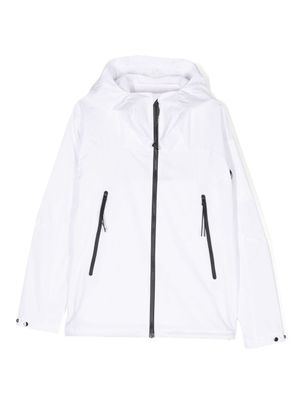 C.P. Company Kids veste zippée à capuche - Blanc
