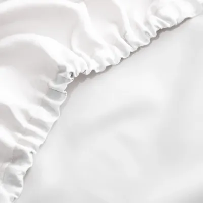 Bamboe Hoeslaken Wit 140x200+30 Cm Bamboe Hoeslaken Wit 140x200+30 Cm