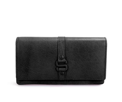 Spikes en Sparrow Wallet Portemonnee RFID Iowa Zwart