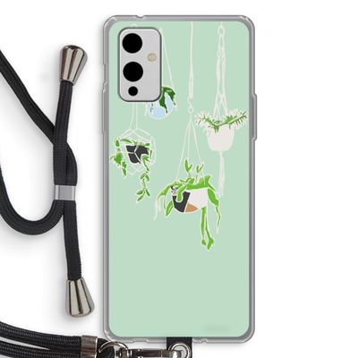 Hang In There: OnePlus 9 Transparant Hoesje met koord