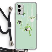 Hang In There: OnePlus 9 Transparant Hoesje met koord