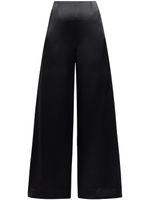 STAUD pantalon palazzo à taille élastiquée - Noir