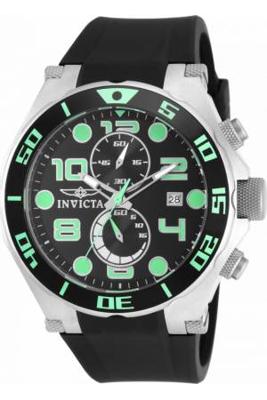 Horlogeband Invicta 15394.01 Rubber Zwart