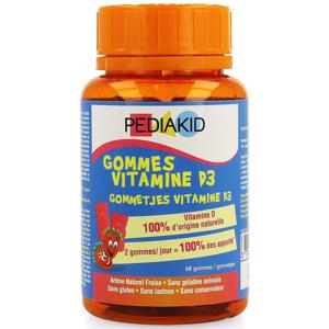 Pediakid Vitamine D3 68 Gommetjes