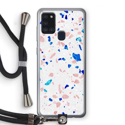 Terrazzo N°6: Samsung Galaxy A21s Transparant Hoesje met koord