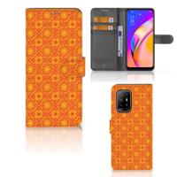 OPPO Reno5 Z | A94 5G | Telefoon Hoesje | Batik Oranje