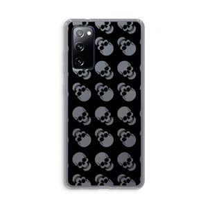 Musketon Skulls: Samsung Galaxy S20 FE / S20 FE 5G Transparant Hoesje