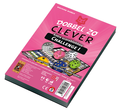 999 Games Dobbel zo clever challenge scoreblok - dobbelspel