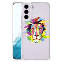 Samsung Galaxy S22 Stevig | Bumper Hoesje | Lion Color