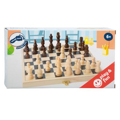 Small Foot houten schaakspel