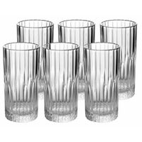 6x Longdrink glazen transparant 305 ml Manhattan