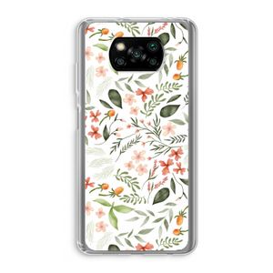 Sweet little flowers: Xiaomi Poco X3 Pro Transparant Hoesje