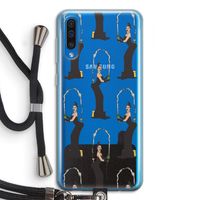 Pop Some Kim: Samsung Galaxy A50 Transparant Hoesje met koord