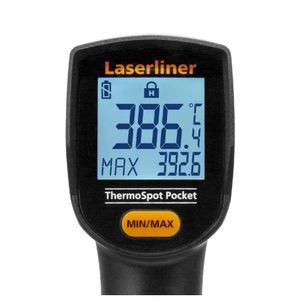 Laserliner ThermoSpot Pocket Zwart, Grijs °C -40 - 400 °C Ingebouwd display