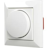 Ehmann 5591x0100 Draaidimmer Geschikt voor lampen: LED-lamp, Halogeenlamp, Gloeilamp Wit (RAL 9016) - thumbnail