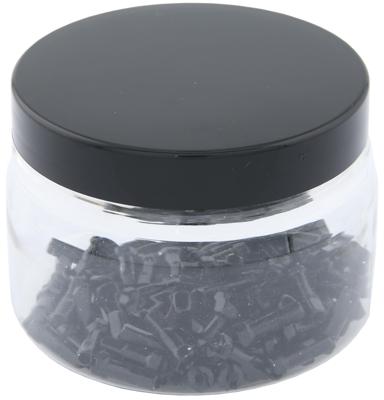 Sapim spaaknippel 14 polyax 12mm zwart messing (100st)
