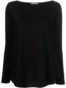 Wild Cashmere pull en maille fine - Noir