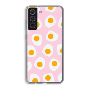 Dancing eggs: Samsung Galaxy S21 FE Transparant Hoesje